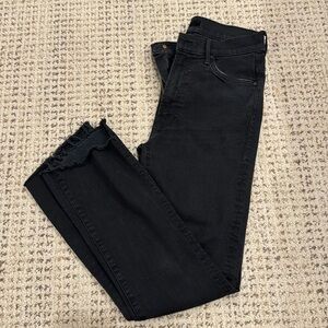 Mother Insider crop step fray size 26